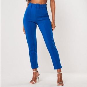 Blue cigarette pants